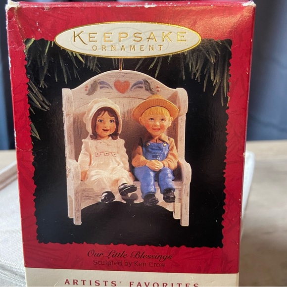Hallmark Keepsake Ornament Our Little Blessings 1995 - Picture 6 of 7